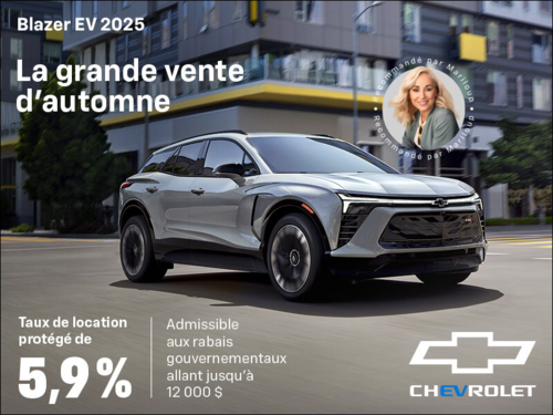 Procurez-vous le Chevrolet Blazer EV 2025