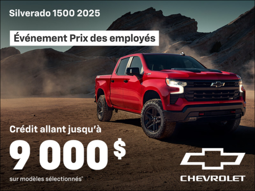 Procurez-vous le Chevrolet Silverado 1500 2025
