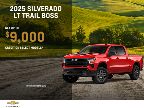 Get the 2025 Chevrolet Silverado 1500 LT Trail Boss