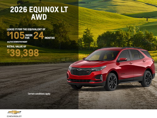 Get the 2026 Chevrolet Equinox LT AWD