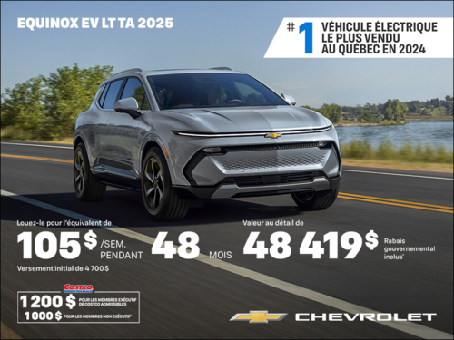 Procurez-vous le Chevrolet Equinox EV 2025