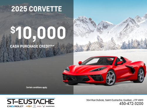 Get the 2025 Chevrolet Corvette