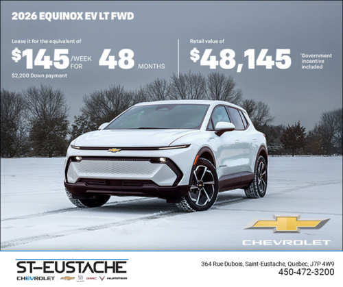 Get the 2026 Chevrolet Equinox EV