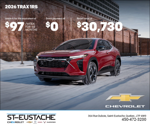 Get the 2026 Chevrolet Trax