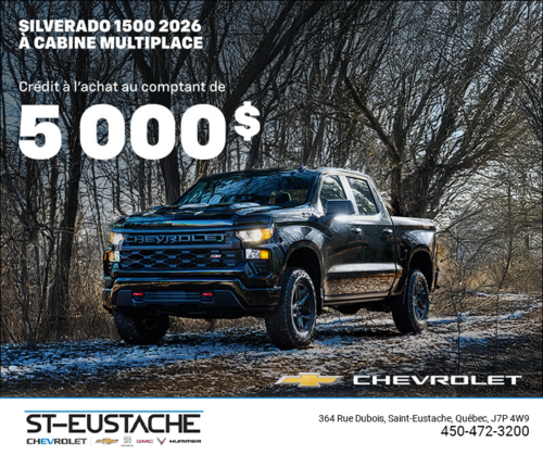 Procurez-vous le Chevrolet Silverado 1500 2026