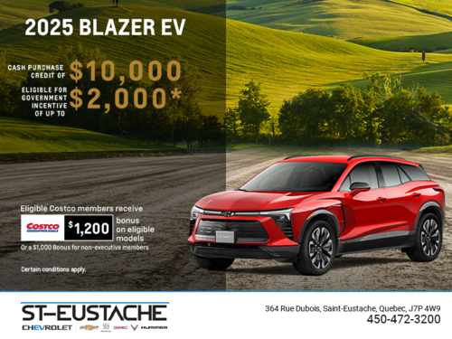 Get the 2025 Chevrolet Blazer EV