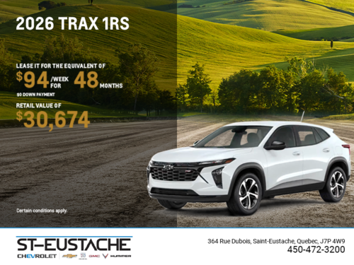 Get the 2026 Chevrolet Trax