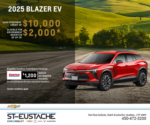 Get the 2025 Chevrolet Blazer EV