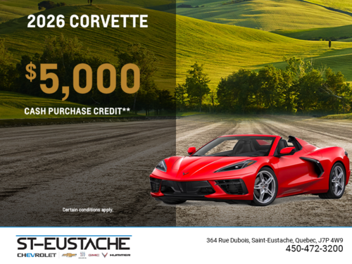 Get the 2026 Chevrolet Corvette