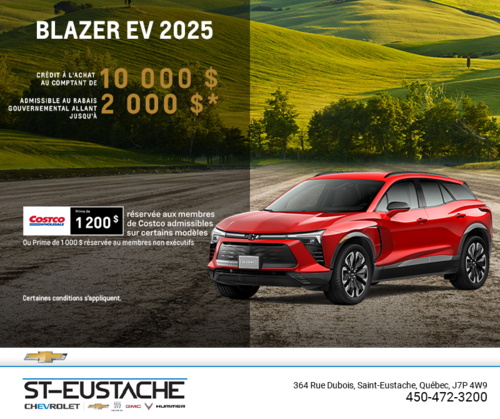 Procurez-vous le Chevrolet Blazer EV 2025