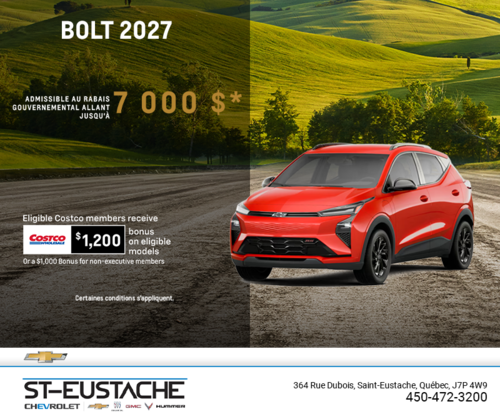 Procurez-vous le Chevrolet Bolt 2027