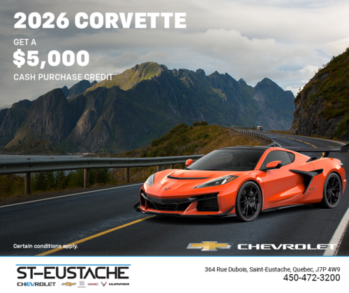 Get the 2026 Chevrolet Corvette