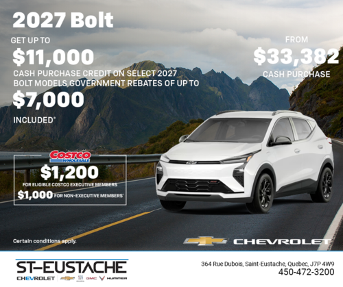 Get the 2027 Chevrolet Bolt