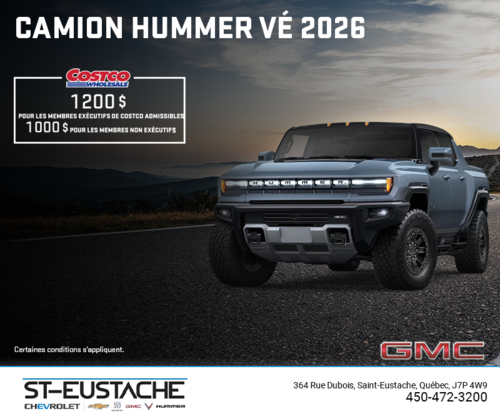 Le GMC Camion Hummer VÉ 2026