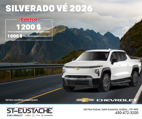 Procurez-vous le Chevrolet Silverado VÉ 2026