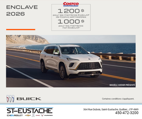 Procurez-vous la Buick Enclave 2026