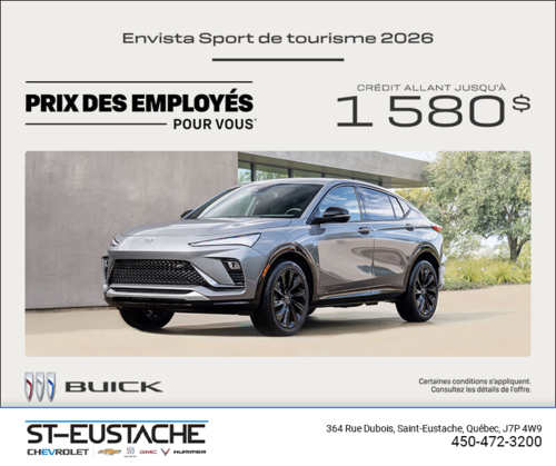 Procurez-vous la Buick Envista