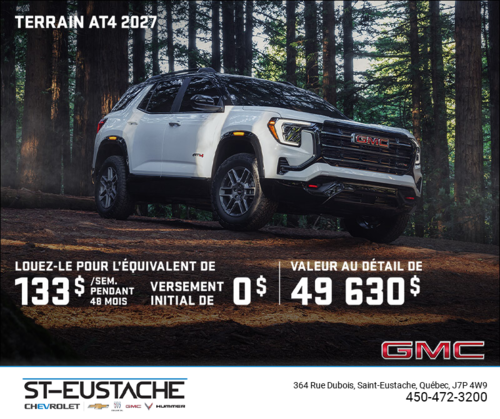 Le GMC Terrain AT4 2027
