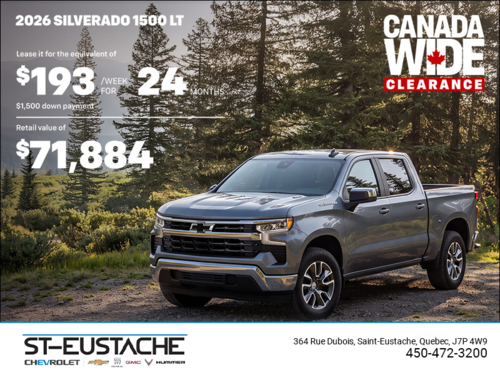 The 2026 Chevrolet Silverado 1500 LT
