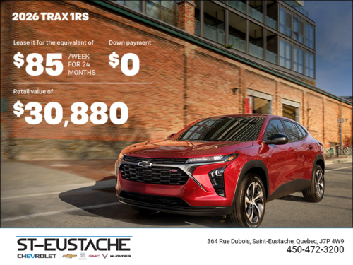 The 2026 Chevrolet Trax 1RS