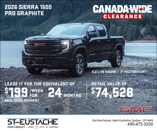 The 2026 GMC Sierra 1500 Pro Graphite Crew Cab