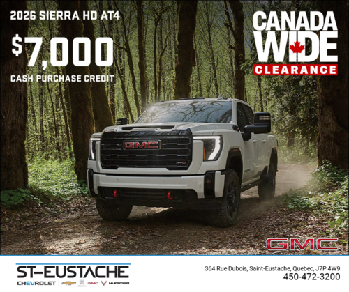 The 2026 GMC Sierra HD AT4