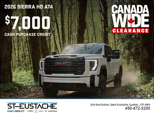 The 2026 GMC Sierra HD AT4