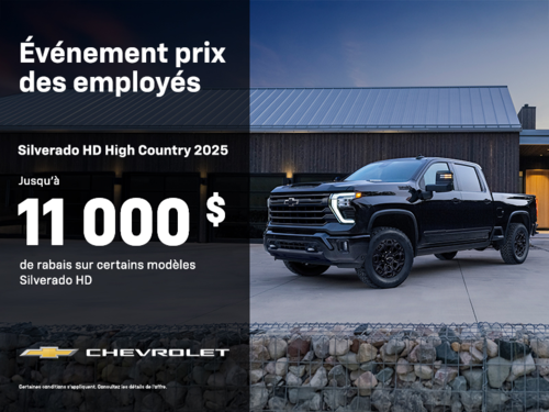 Le Chevrolet Silverado Heavy Duty 2025