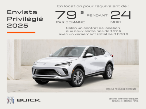 Procurez-vous le Buick Envista 2025