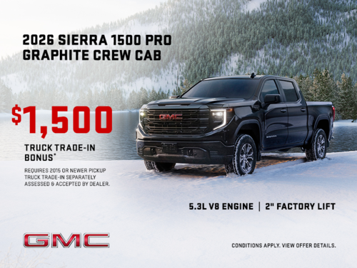 The 2026 GMC Sierra 1500 Pro Graphite Crew Cab
