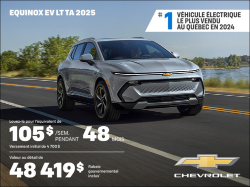 Procurez-vous le Chevrolet Equinox EV 2025