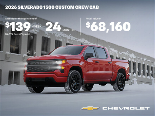 Get the 2026 Chevrolet Silverado 1500