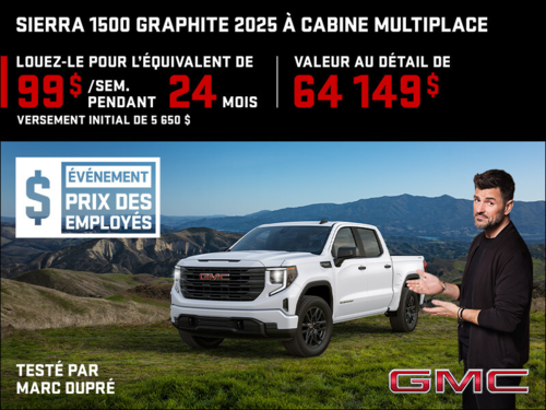 Le GMC Sierra 1500 2025