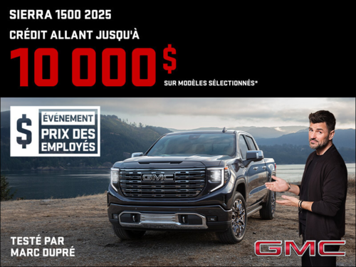 Le GMC Sierra 1500 2025