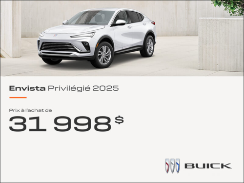 Procurez-vous la Buick Envista 2025