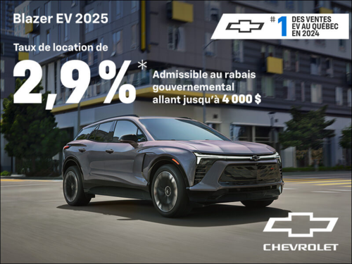 Procurez-vous le Chevrolet Blazer EV 2025