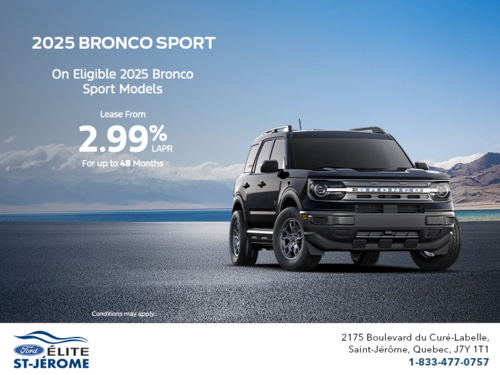2025 Ford Bronco Sport