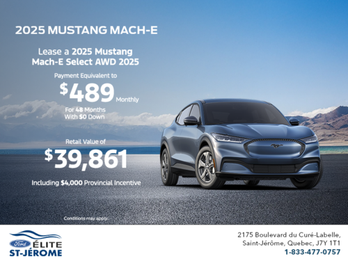 2025 Ford Mustang Mach-E