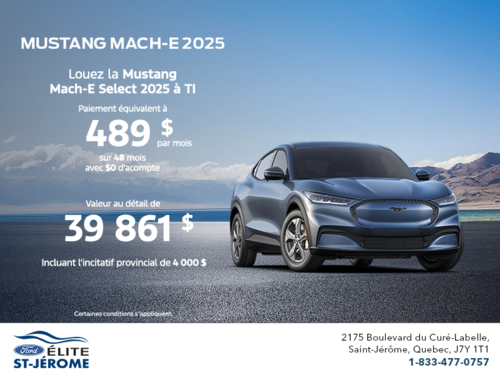 Ford Mustang Mach-E 2025