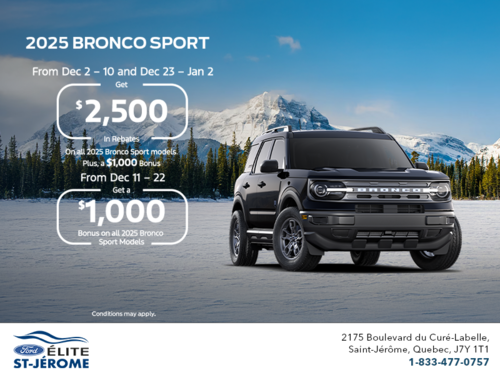 2025 Ford Bronco Sport