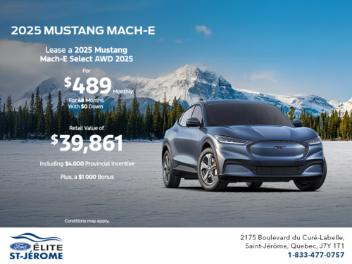 2025 Ford Mustang Mach-E