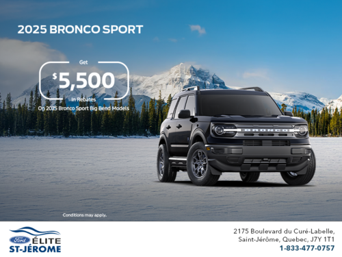 2025 Ford Bronco Sport