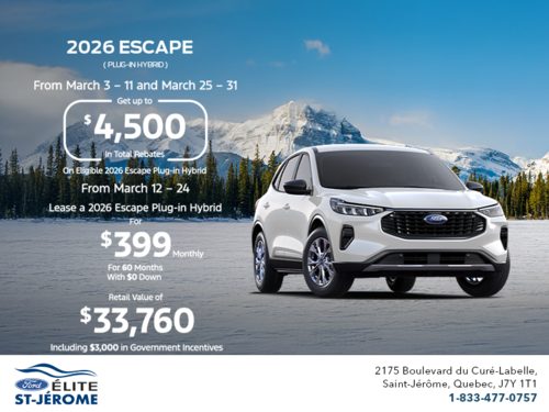 2026 Ford Escape Hybrid