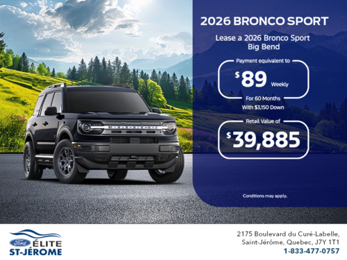 2026 Ford Bronco Sport