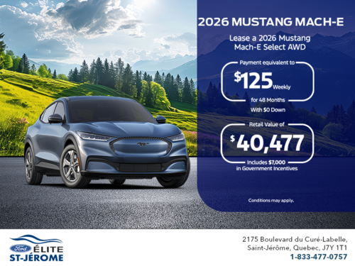 2026 Ford Mustang Mach-E