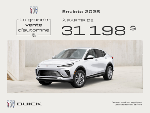 Procurez-vous le Buick Envista 2025