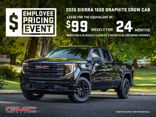 The 2025 GMC Sierra 1500 Graphite Crew Cab