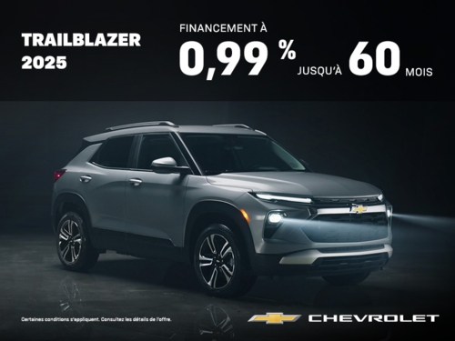 Procurez-vous le Chevrolet Trailblazer 2025