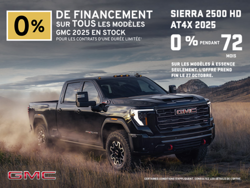 Le GMC Sierra 2500 HD ATX 2025