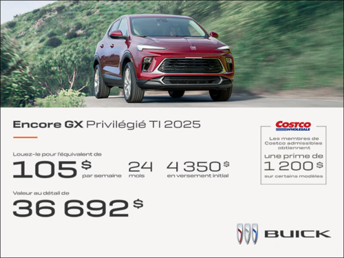 Procurez-vous le Buick Encore GX 2025